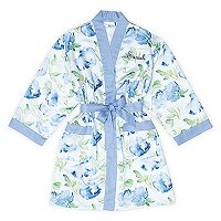 Mother's Day Gift Guide - Personalized Floral Silk Kimono Robe