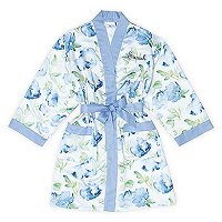 Mother's Day Gift Guide - Personalized Floral Silk Kimono Robe
