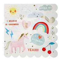 Unicorn Magical Party Supplies - Unicorns Large Party Napkins