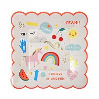 Unicorn Magical Party Supplies - Unicorns Small Party Plates