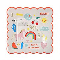 Unicorn Magical Party Supplies - Unicorns Small Party Plates