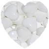 Mini White Hearts