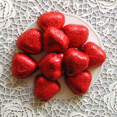 Coeur Chocolat Rouge